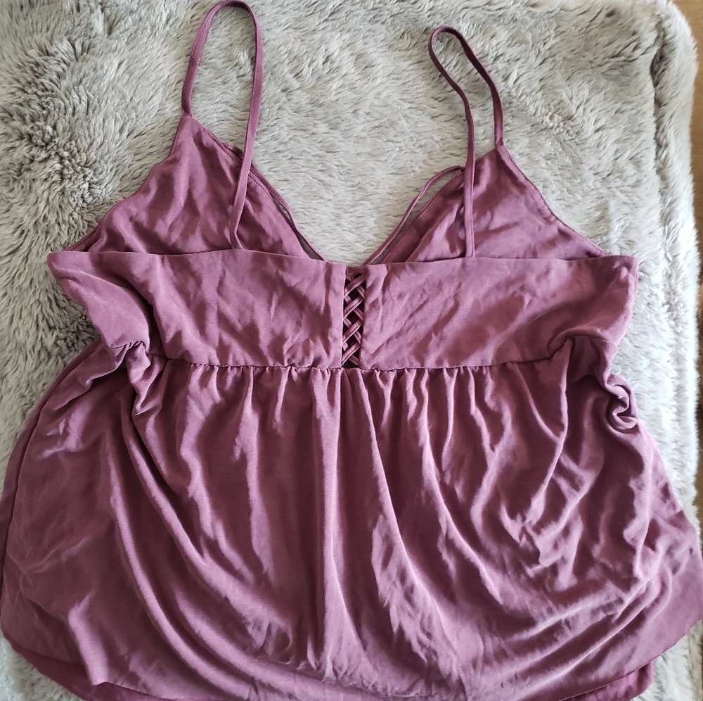 NWOT American Eagle babydoll tank top size Large - Picture 2 of 3
